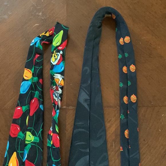 Warner Brothers Looney Tunes Mania Retro Vintage Christmas Holiday Ties - Picture 11 of 13